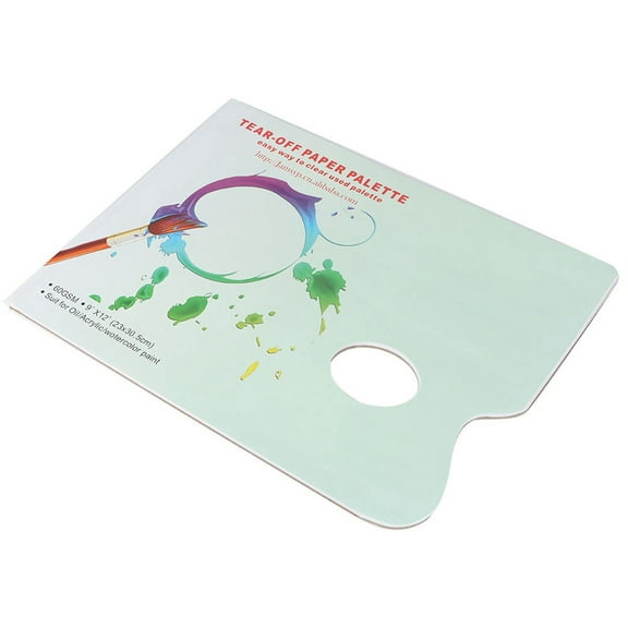 A4 Tear Off Paper Palette 30 Sheets for Watercolor Oil Painting Gouache Artist Supplies