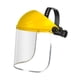 thumbnail image 3 of Máscara de protección práctica ajustable de máscara de soldadura para de minería de soldadores Parte superior amarilla, 3 of 8