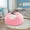 Pink, variant on (Cover only, No Filler) Giant Fur Bean Bag Chair Cover , Living Room Furniture Big Round Soft Fluffy Faux Fur Beanbag Lazy Sofa Bed Cover 70.87×35.43in