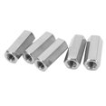 thumbnail image 4 of Hex Coupling Nut Set, 5PCS 304 Stainless Steel  Hex Connection Nuts Standard Size  For Home Improvement, 4 of 8