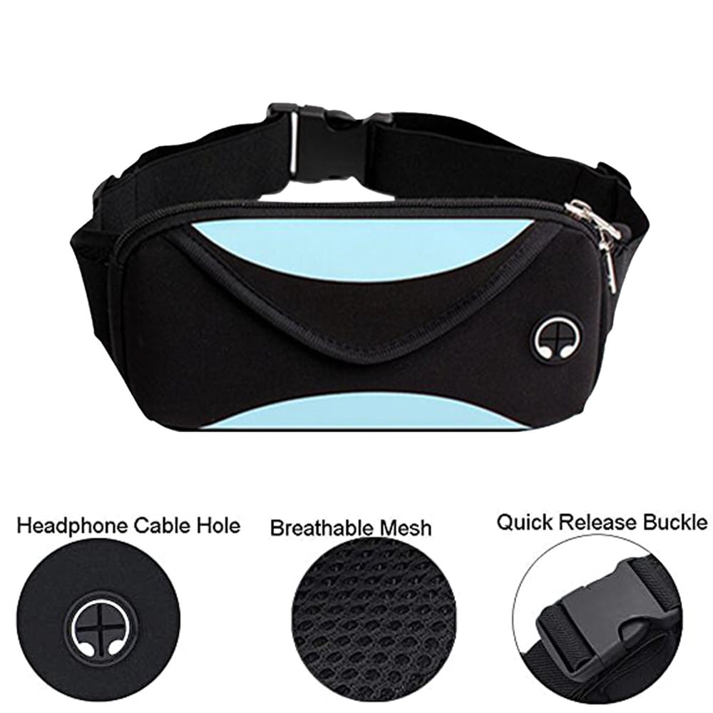 Slim Waist Bag for Ladies Waterproof Belt Bag Fanny Packs for Travel