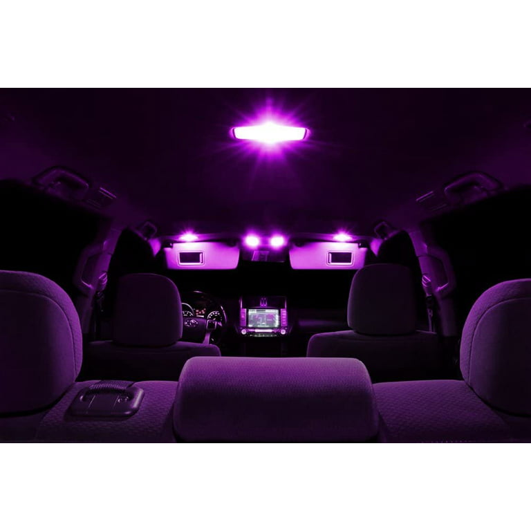 13x Purple LED Lights Interior Bulb Package Kit Fits Nissan Altima  2015-2016