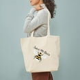 thumbnail image 3 of CafePress - Save The Bees Tote Bag - Unisex Canvas Tote Bag, Beige, 1-Piece, 3 of 7