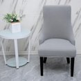 thumbnail image 1 of protectoras para sillas, protectoras para sillas, impermeable, lavable, suave, funda de asiento, silla de comedor, silla razos, Gris claro BLESIY Protector de asiento, 1 of 8