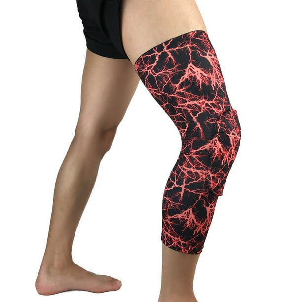 Breathable Men Long Basketball Knee Pads Leg Sleeve Calf Knee
