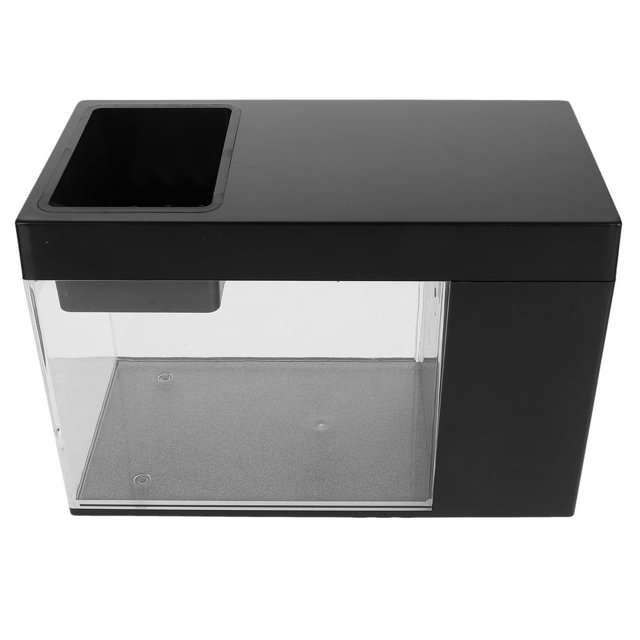 LNGOOR Multi-function Aquarium Desktop Betta Fish Tank Acrylic Small Fish Tank for Home
