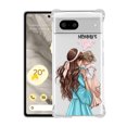 thumbnail image 1 of 1pc Phone Case With Super Mom Popular Pattern Transparent Four-corner Anti-drop Phone Case For Google 7PRO/7A/7/6PRO/6A/6, 1 of 1