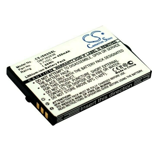 Replacement Battery For INSIGNIA 3.7v 450mAh/1.66Wh MP3, MP4, PMP
