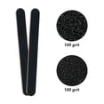 thumbnail image 3 of HLONK 10 Pack Black Professional Reusable Emery Boards Manicure Tool 180 Grit Nail File Emory Board Nail Files, 3 of 8