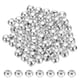 thumbnail image 1 of Uxcell Cuentas Espaciadoras Llenas de 4mm, 64Pcs Cuentas Redondas de Metal Plateado Suave para Hacer Pulseras y Collares DIY, 1 of 6
