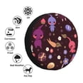 thumbnail image 4 of Saiise Pikmin Print Rv Spare Tire Cover Wheel Tire Cover for Travel Trailers Protectors Weatherproof Dust-Proof for Camper Trailer Truck SUV Rv Universal-17 inch, 4 of 8