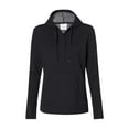thumbnail image 2 of J America Women's Omega Stretch Snap-Placket Hood - JA8431, 2 of 3