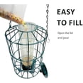 thumbnail image 7 of Squirrel Proof Caged Bird Feeder,Outdoor Hanging Wild Bird Feeder with Clear View Design for Garden Yard Use Chewproof Rustproof Weather Resistants, 7 of 7