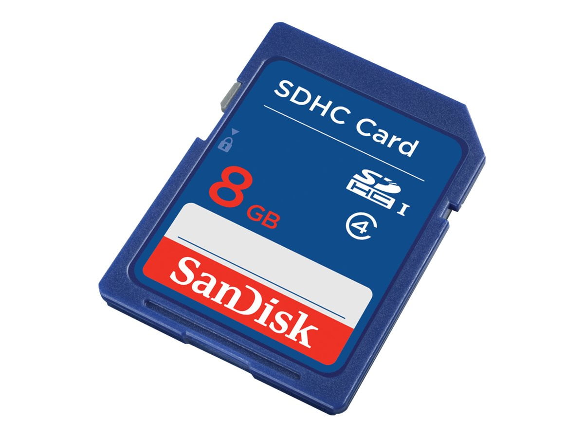 SanDisk - Flash memory card - 8 GB - Class 4 - SDHC