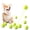 Green-02, variant on Automatic Dog Ball Launcher, Upgraded Dog Ball Throw Launcher, Adjustable Distance 20-45FT, for Small/Medium Dogs, with 3 2.3-inch ETPU Balls, Indoor and Outdoor Interactive Toys WWSOGQH