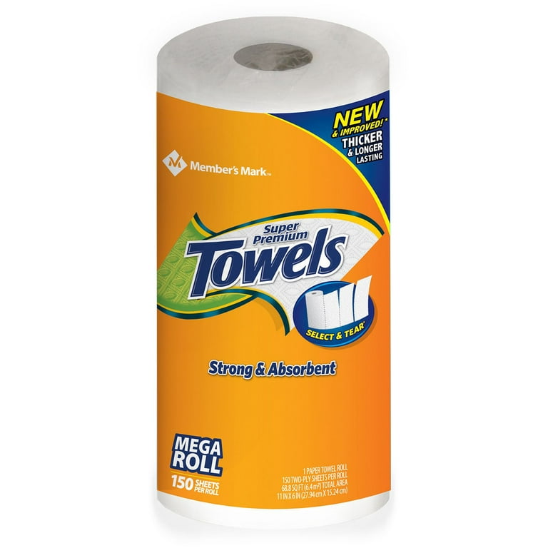 Member's Mark Premium Paper Towels, 15 Huge Rolls