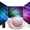 Pink, variant on YAHHU BT Speaker Night Light Snail Starry Sky Projector Lamp Aurora Light for Bedroom (5.91 inches / 15.00 cm) - Black
