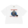 thumbnail image 2 of Iron Maiden Dressed to Kill Chicago Mineral Wash Womens Crop Top, 2 of 6