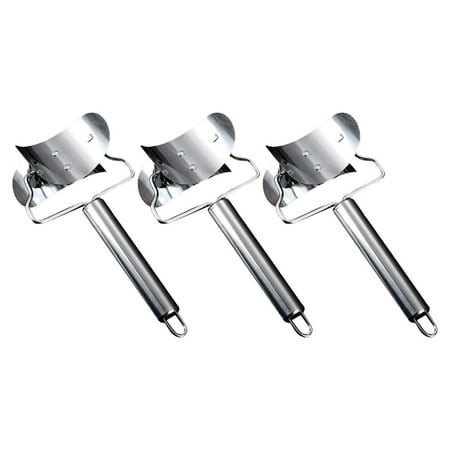 

unbranded 3 Pcs Dumpling Slicer Wipers Cover Kit Ribbon Household Hook Hooks Silver