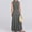 Grey, variant on Women Summer Casual Sleeveless Maxi Button Fit & Flare A Line Flowy Long Dresses 2024 Beach Outfits Midi Summer Dresses for Women Dresses for Women for Work Long Dress Casual for Women Womens Beach