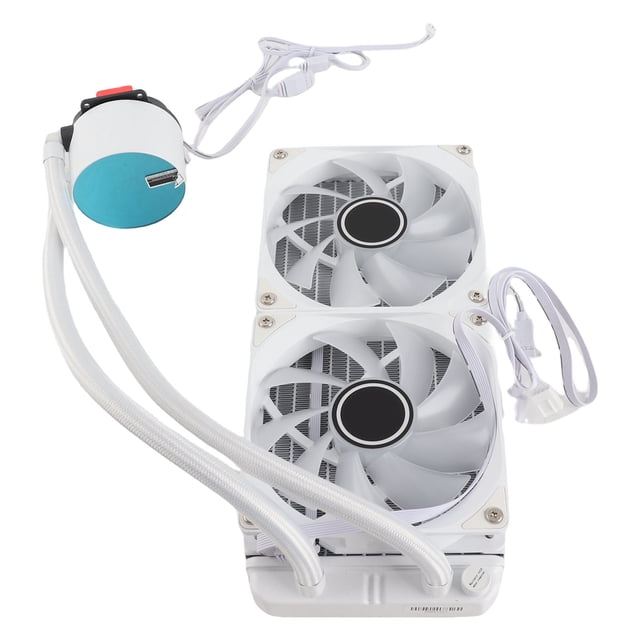 Enfriador De Agua Líquido Para CPU De 240 Mm, Ventilador PWM De 120 Mm, Iluminación RGB, Ventilador De CPU Para LGA2066, AM4, AM5, 1150, 1151, 1155, 1156, 1200, 2011, 2011-V3,