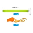 thumbnail image 2 of Relay Track Baton Plastic Race Running Stick Athletics with Whistle Green, 2 of 6
