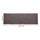 thumbnail image 5 of Teclado con retroiluminación Sidaley Universal marco rojo reemplazo de teclados para Z7, 5 of 6
