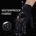 thumbnail image 4 of Winter Warm Gloves, Thermal Black Warm Gloves for Men Women Waterproof Touchscreen Non-Slip Freezer Gloves for Driving, Cycling,Hiking,Skating, 4 of 9