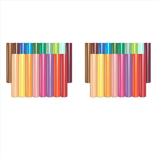 Puff Vinyl Heat Transfer - 36 Hojas 12 X 10 Pulgadas 3D Puff HTV Vinilo de Transferencia de para Camisetas DIY Compatible