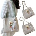 thumbnail image 3 of Straw Tote Bag Women Shoulder Handbag Versatile Shoulder Handbag for Weekend Getaway Accesory, 3 of 5
