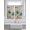 Turquoise, variant on Watercolor Flowers Living Room Curtains 2 Panel, Vintage Tulips Floral Barn Doors Wood Grain Cafe Window Treatment, Farmhouse Bedroom Bathroom Kitchen Curtains Drapes 104"x54"