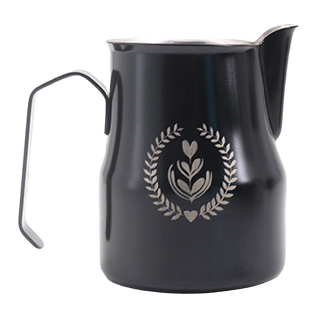 Matsuzay Coffee Milk Frothing Jug Milk Foamer Pitcher Steam Cup Mugs Barista Frother Juegos de servir café y té negro 350 ml