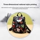 thumbnail image 3 of Sonducket para mujer, bolso antirrobo de tela Oxford de estilo chino a la moda, informal de gran capacidad con estampado para mujer Mochilas No.2, 3 of 6