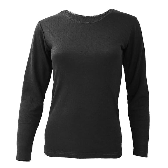 FLOSO Ladies/Womens Thermal Underwear Long Sleeve T-Shirt Viscose Premium Range