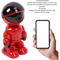 thumbnail image 2 of Cámara de seguridad inalámbrica, cámara robot WiFi 1080P para interiores, seguimiento automático, giro de 355°, inclinación de 45°, cámara de seguridad para el hogar con control por aplicación., 2 of 5