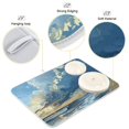 thumbnail image 4 of Beach Dish Drying Mat Dish Drainer Rack Mats Water Absorbent Non-Slip Easy Clean Heat Resistant for Kitchen Counter, 4 of 8