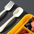 thumbnail image 4 of Loncheras Rectángulo Bento Box Vajilla incorporada Contenedor de almacenamiento de alimentos para trabajadores de oficina Sywqhk Libre de BPA, 4 of 6