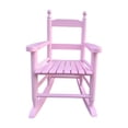 thumbnail image 3 of LoLado Children's Rocking Chair-Indoor or Outdoor-Suitable for Kids-Durable, Light Pink, 3 of 8