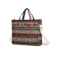 thumbnail image 7 of FORMRS Womens Corduroy Tote Bag Crossbody Shoulder Handbag with Pocket, Tribal Geometric, 7 of 7