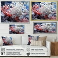 thumbnail image 4 of Designart "The Dance Of White Coral And Anemones" Coastal Coral Under Water Floater Framed Canvas Prints, 4 of 5