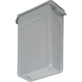 thumbnail image 6 of Slim Jim 3540 Space Saving Durable 23 Gallon Plastic Recycling Container, Gray, 6 of 9