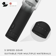 HOTO Cordless Rotary Tool Kit, 35-in-1 Mini Power Tool Set with LED Light, 5-Speed 25000 Rpm for Diy Crafts, Sanding & Carving