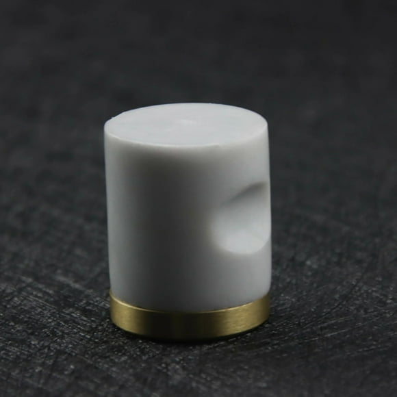 Bianco Marble & Brass Knobs 10 Piece Set