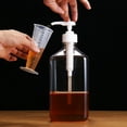 thumbnail image 4 of SPRING PARK Bouteille à Pompe à Pression Simple 1600ml Bouteille Vide pour Sirop Ketchup Contenant à Condiments, 4 of 6