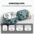 thumbnail image 3 of Estuche para auriculares con forma de controlador Anti-drop Soft Cover para Apple Airpods Pro 2/Pro, 3 of 7