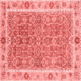 thumbnail image 1 of Ahgly Company Indoor Square Oriental Red Traditional Area Rugs, 8' Square, 1 of 4