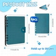 thumbnail image 3 of A5 Enamel Pin Display Book, 8 Pages Pins Collection Storage Organizer Book Clear PVC Cover Portable Travel Pin Display Book (Not Include Any Accessories), 3 of 17
