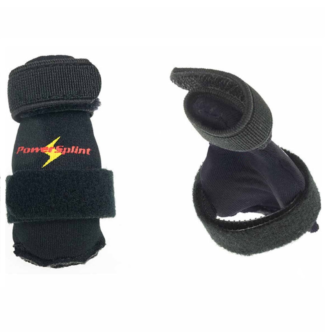 PowerSplint Pro Sports Finger Guard Protector Splint Black