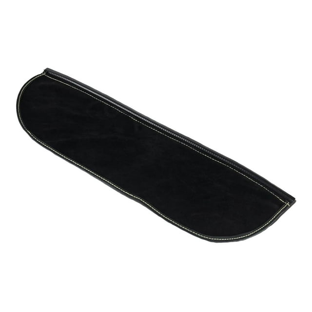 Cubierta de soldadura babero envoltura alrededor del cuello protector desmontable retardante resistente al calor con sello de ajuste de prensa para la Negro
