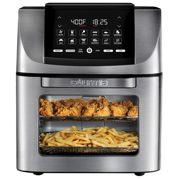 Gourmia 14 Qt All-in-One Air Fryer, Oven, Rotisserie, Dehydrator with 12 Cooking Functions